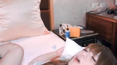 oriental Trans gal couple pound And cumshot Each Other