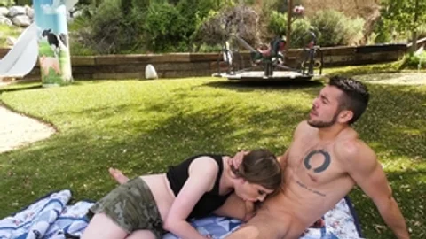 GenderX - Brunette Skylar Adams outdoors anal