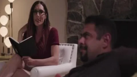 concupiscent TS Melanie Brooks Let guy Enjoys engulfing Her Hard Shecock