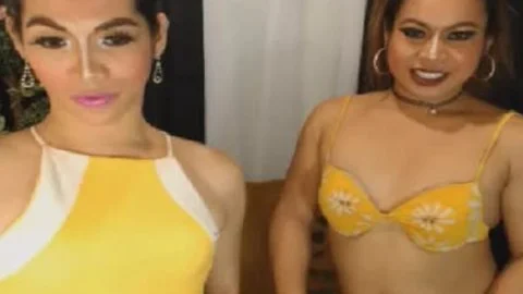 Exotic shemale duett Play weenie And wazoo