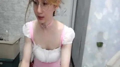 kinky cumshot And disrobe From Chinese Catgirl Maid Abby