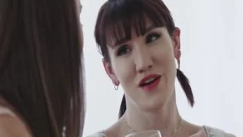 Chanel Preston spreads Her Legs And Let TBabe Lena Kelly bangs Her muff