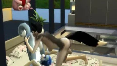 Futanari Furry anime - Dog Futanari And Rabbit angel