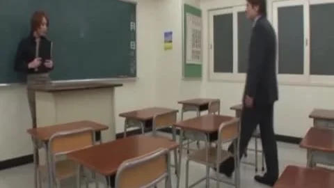 oriental Teacher Is wild At 3some