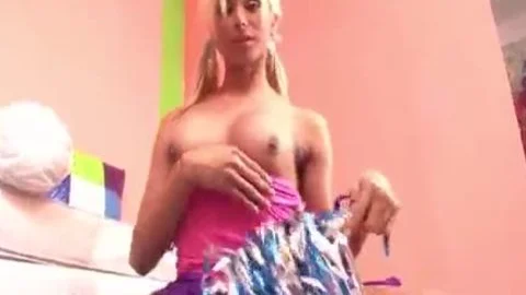 blonde Brazilian TS sheboy Hooker acquire unfathomable pooper sex By youthful lad