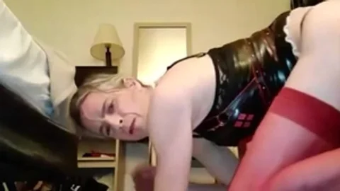 Using Her Bottles Like sex dildo