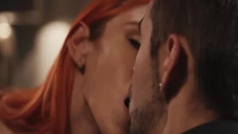 busty Redheaded Caucasian Tbabe Aspen Brooks pokes Her man Dante
