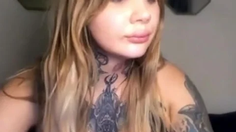 giant pantoons tgirl With Full Tattoos Wanks Hard On webcam