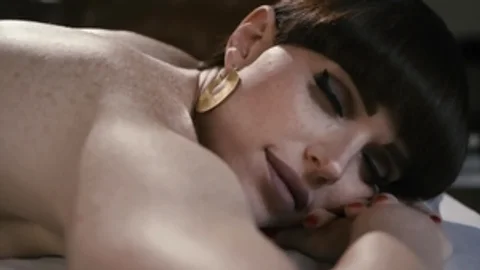 Transsensual.com: Brunette Natalie Mars oily blowjob cum