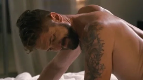 Transsensual - Trans Wesley Woods sensual kissing in the bed