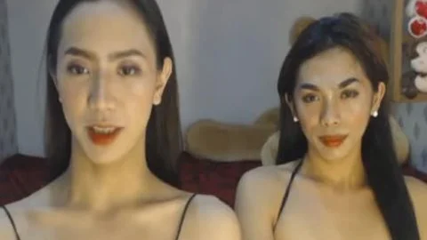 oriental Skinny trannies Double penis blow job