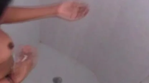 Ladyboy disrobes Down And Jerks Off whilst Giving oral joy sex